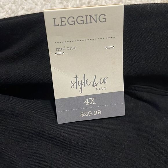 NWT- Style & Co. - 4X. Legging - Picture 7 of 8